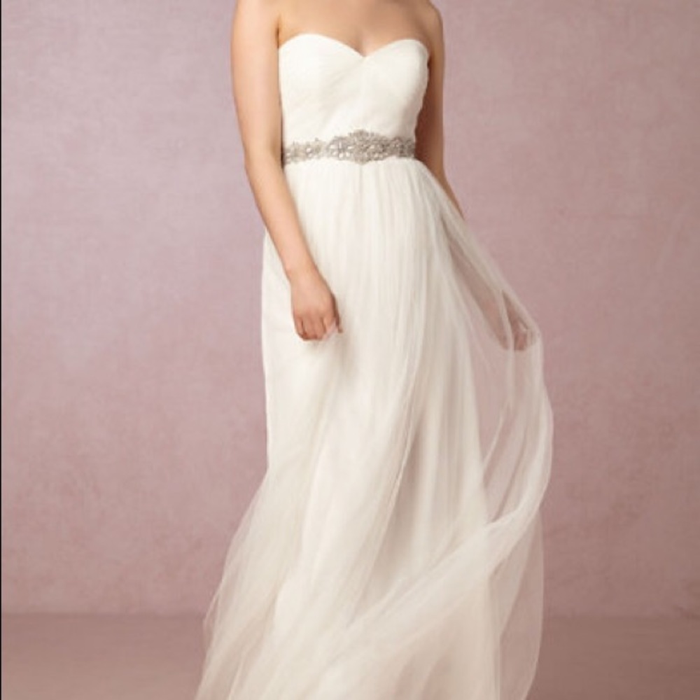 anthro BHLDN tulle wedding dress by Jenny Yoo, 10